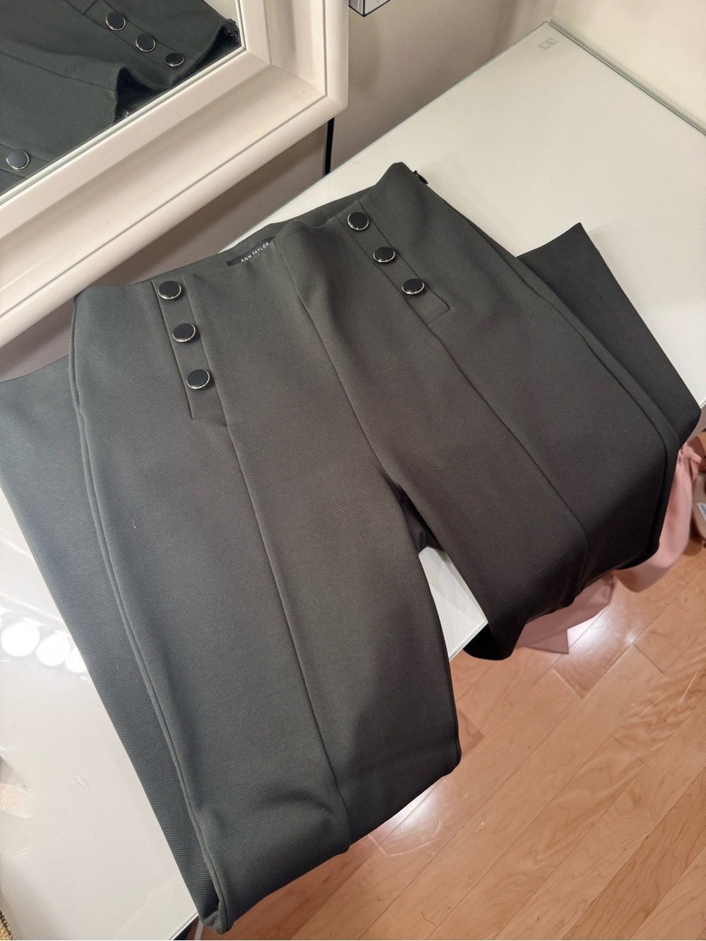 Ann Taylor Olive Green Dress Pants